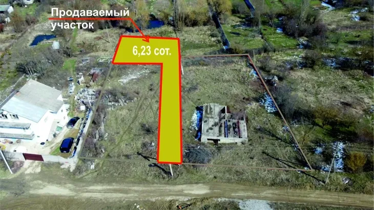 Участок 6,2 сот. с. Орлиное